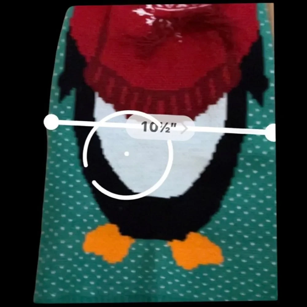 Dog Penguin Holiday Sweater Size Large